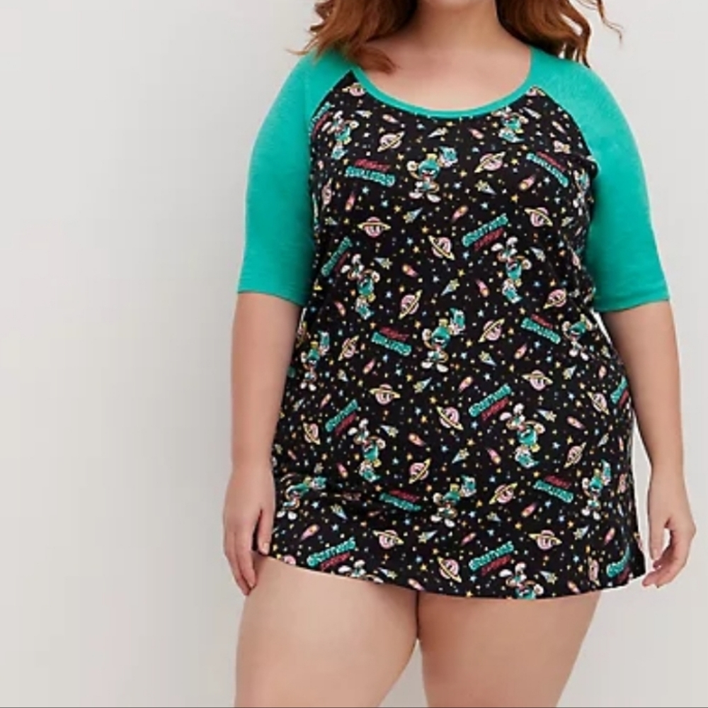 RAGLAN SLEEP TUNIC - WARNER BROS. LOONEY TUNES MARVIN MARTIAN